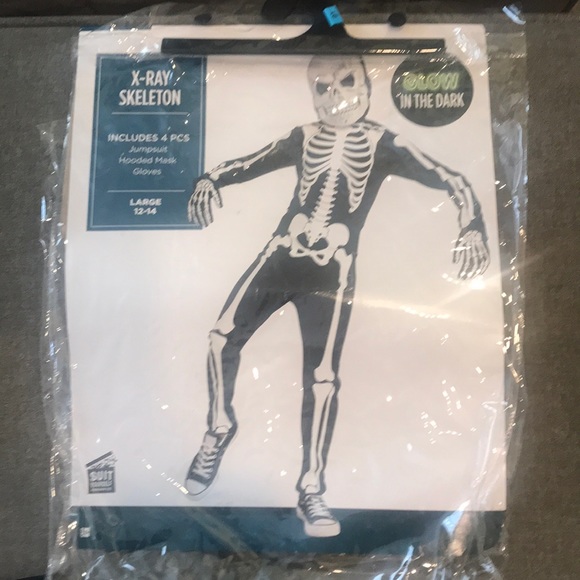 Costumes Glow In The Dark Xray Skeleton Size 1214 Costume Poshmark